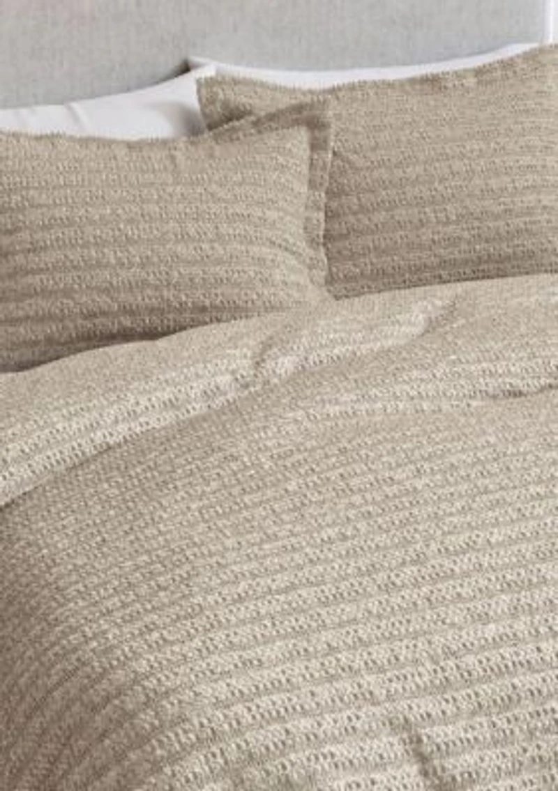Cotton Waffle Weave Duvet Set