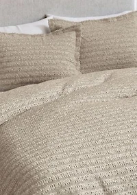 Cotton Waffle Weave Duvet Set