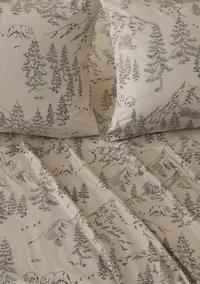 Lodge Printed Microfiber Sheet Set