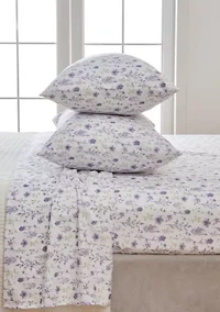 Floral Printed Microfiber Sheet Set