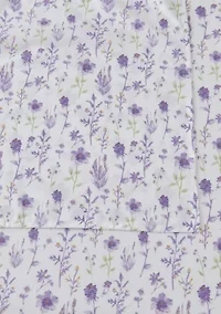 Floral Printed Microfiber Sheet Set