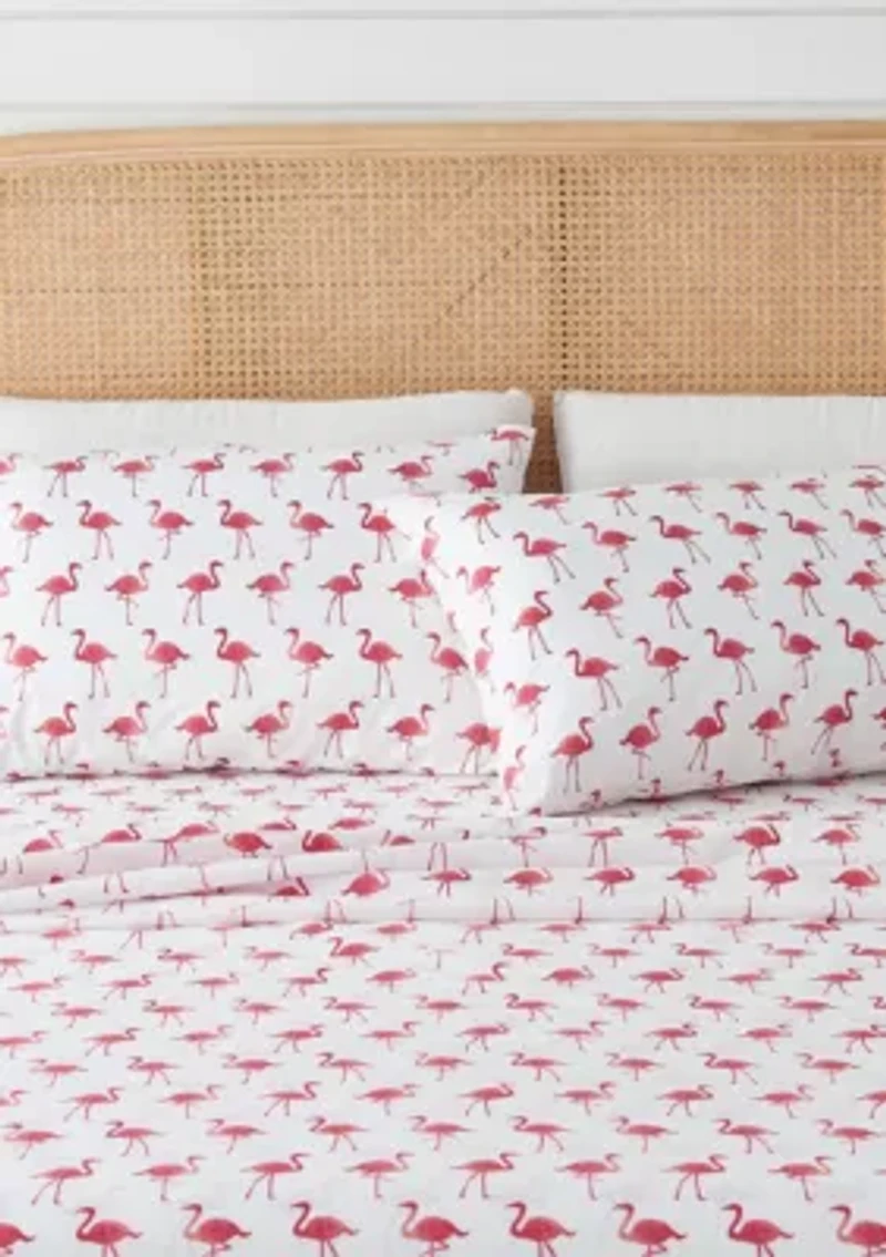 Coastal Printed Microfiber Sheet Set