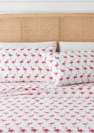 Coastal Printed Microfiber Sheet Set