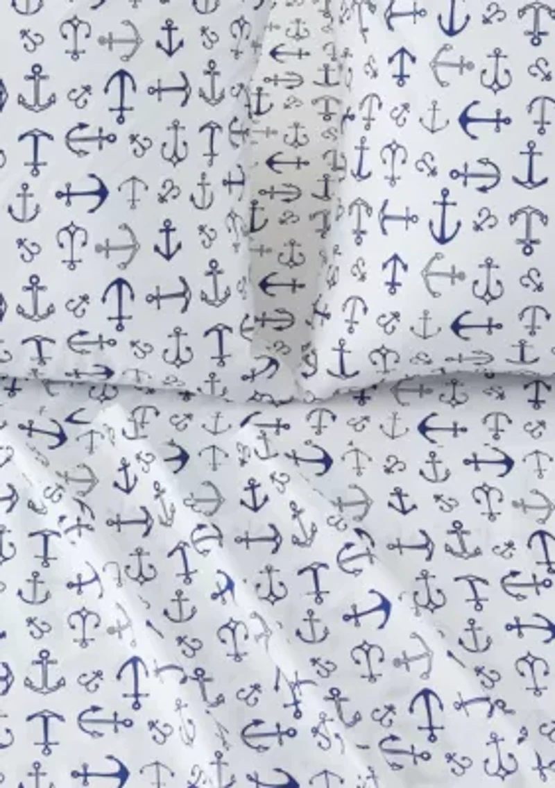 Coastal Printed Microfiber Sheet Set