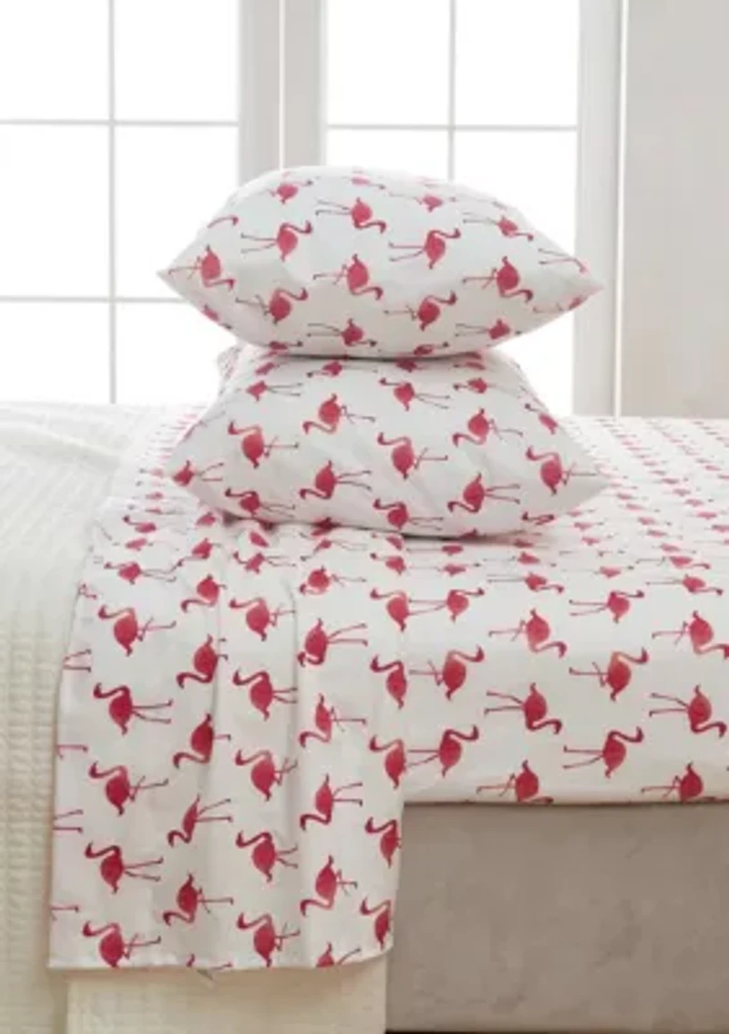 Coastal Printed Microfiber Sheet Set