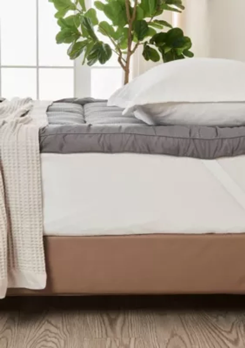2 Inch Thick Box-Stitched Mattress Pad