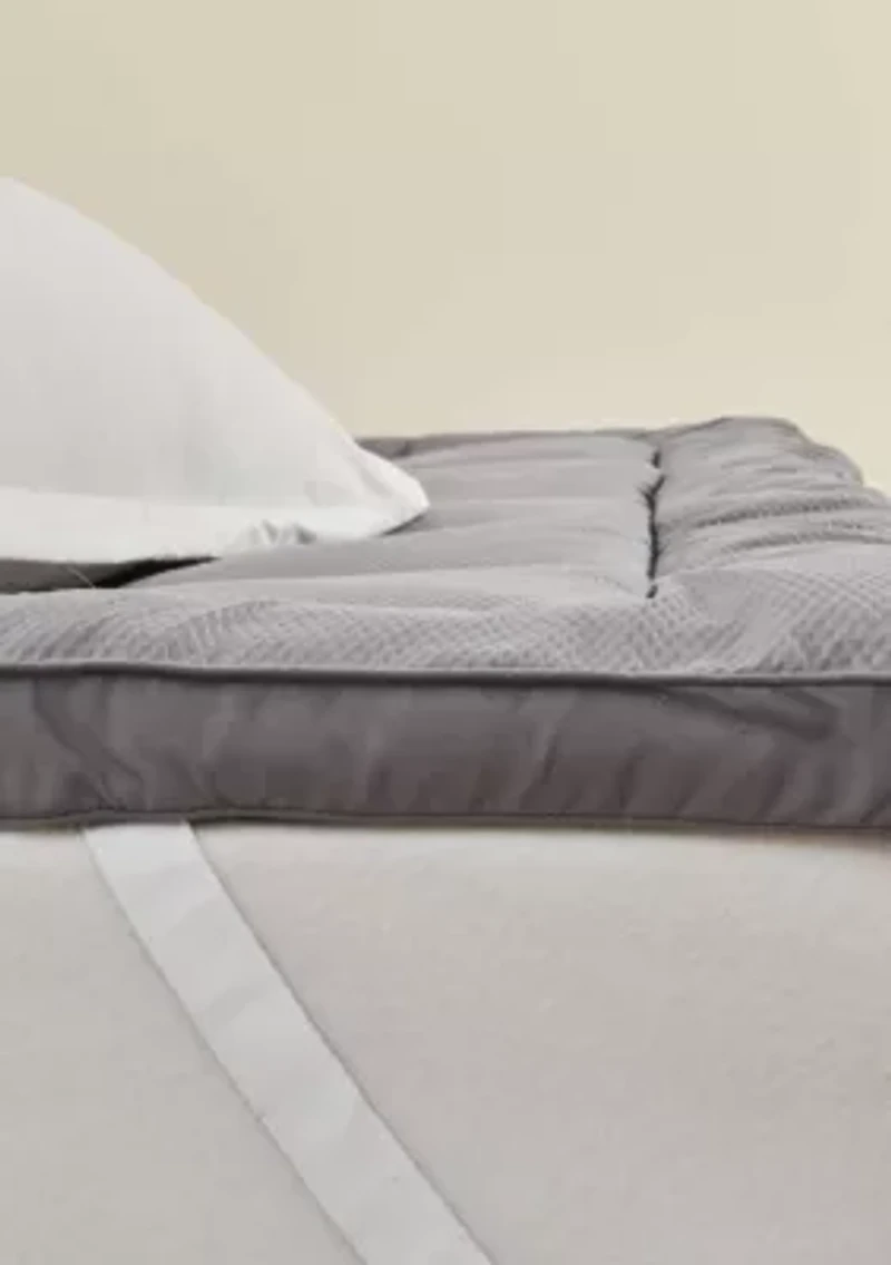 2 Inch Thick Box-Stitched Mattress Pad
