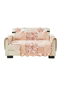 Floral Patchwork Loveseat Furniture Protector
