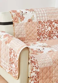 Floral Patchwork Loveseat Furniture Protector
