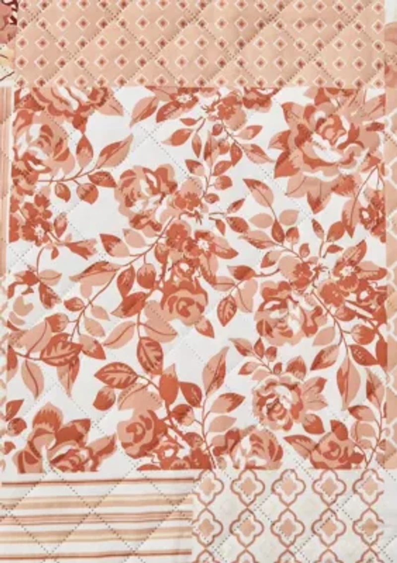 Floral Patchwork Loveseat Furniture Protector
