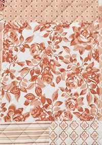 Floral Patchwork Loveseat Furniture Protector