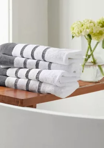 Decorative 4 Pack Hand Towels
