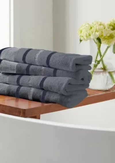 Decorative 4 Pack Hand Towels