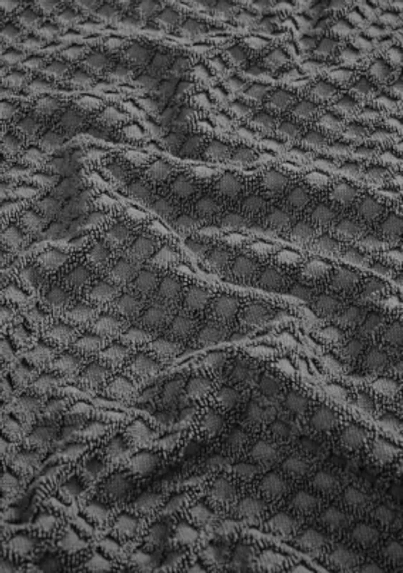 100% Cotton Waffle Diamond 4 Pack Bath Towels