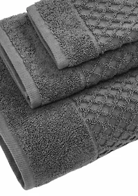 100% Cotton Waffle Diamond 4 Pack Bath Towels
