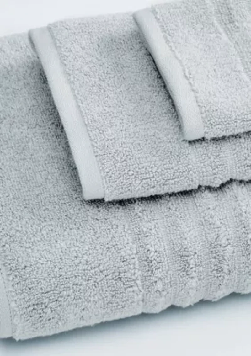 100% Cotton Ribbed 6 Pack Hand Towel