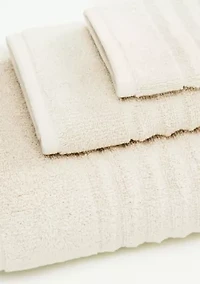 100% Cotton Ribbed 6 Pack Hand Towel