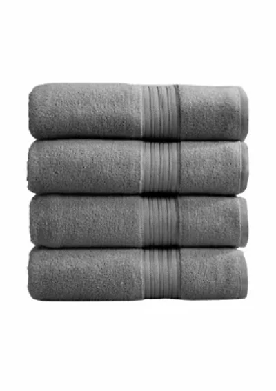 100% Cotton Terry 4 Pack Bath Towels