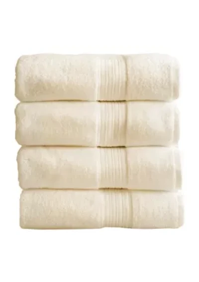 100% Cotton Terry 4 Pack Bath Towels