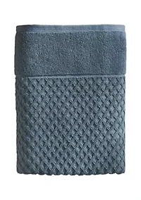 100% Cotton Waffle Diamond Bath Towel