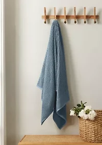 100% Cotton Waffle Diamond Bath Towel