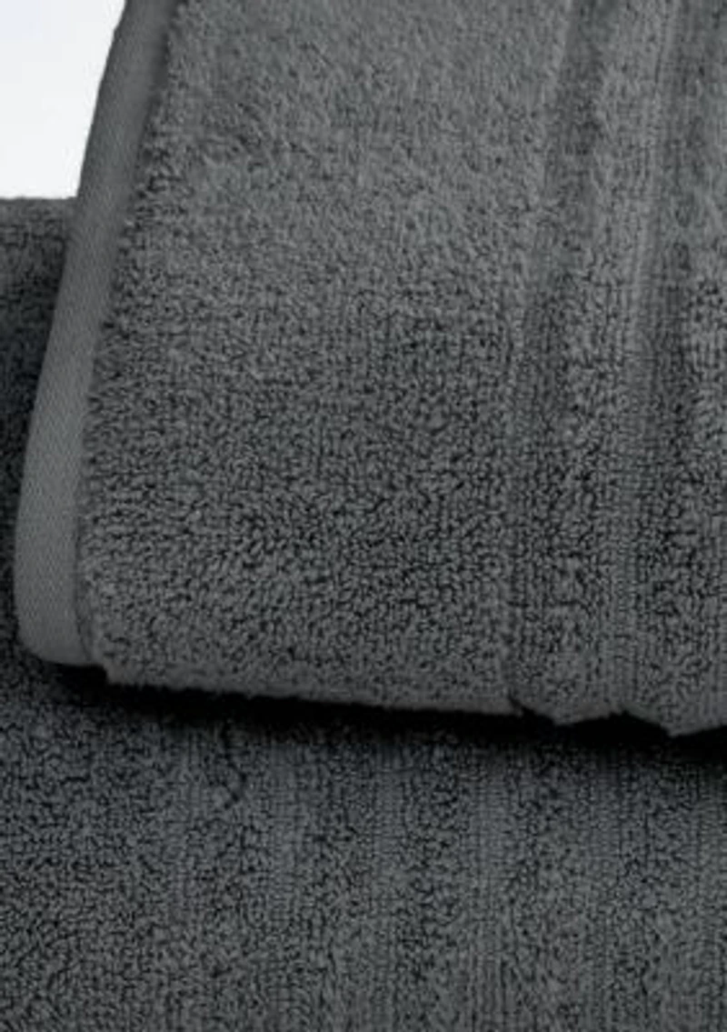 100% Cotton Ribbed 6-Piece Towel Set