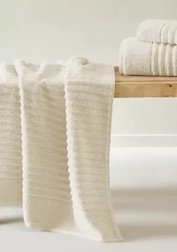 100% Cotton Ribbed 6-Piece Towel Set