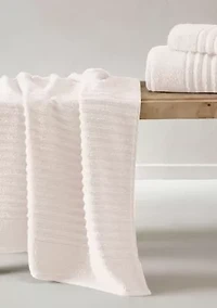 100% Cotton Ribbed 6-Piece Towel Set
