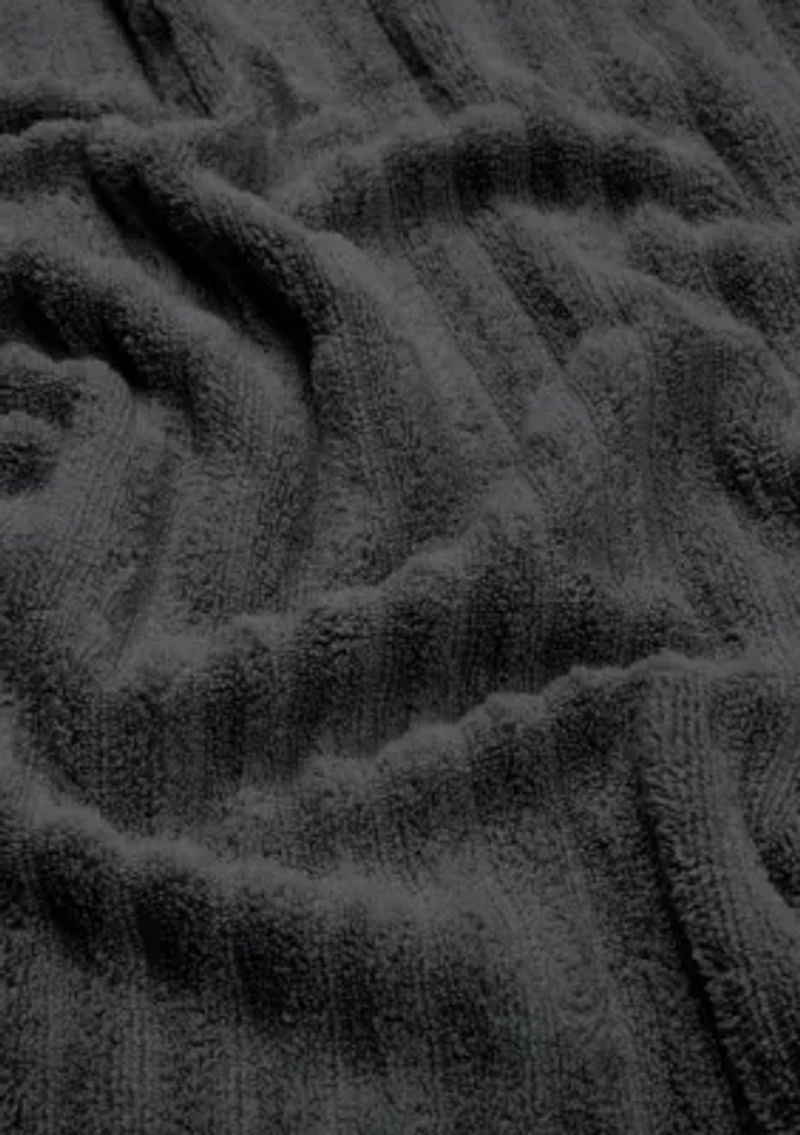 100% Cotton Ribbed 6-Piece Towel Set