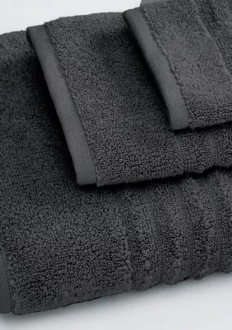 100% Cotton Ribbed 6-Piece Towel Set