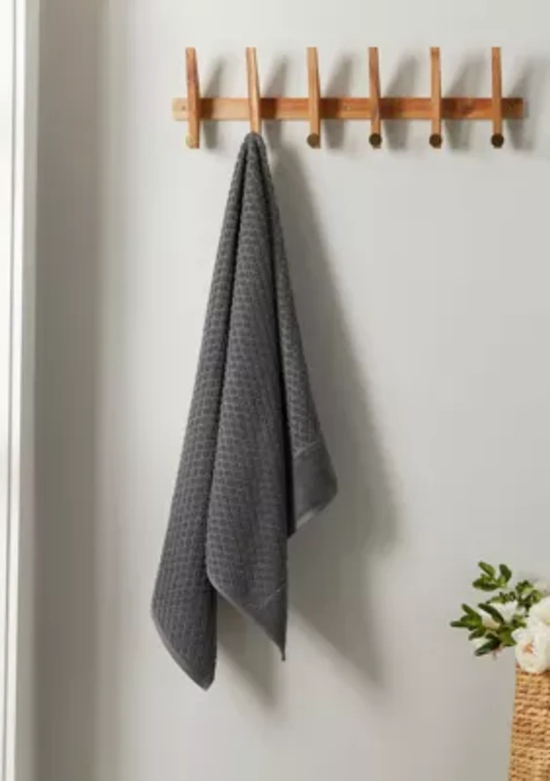 100% Cotton Waffle Diamond 6 Pack Hand Towel