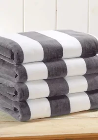 Cotton Cabana Beach Towels, 4 Pack