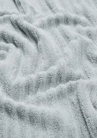 100% Cotton Ribbed 4 Pack Bath Towel