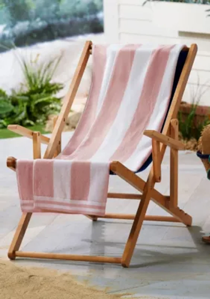 100% Cotton Cabana Beach Towel, 4 Pack