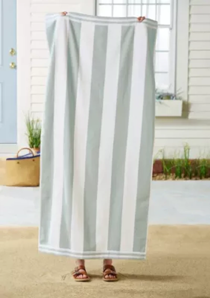 100% Cotton Cabana Beach Towel, 4 Pack