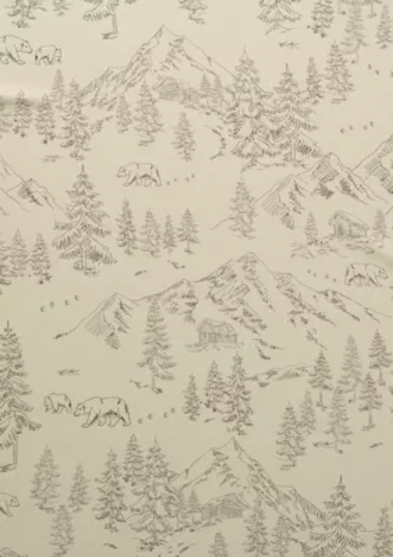 Turkish Cotton Double-Brushed Lodge Printed Flannel Bed Sheet Set