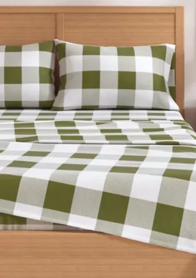 Turkish Cotton Double-Brushed Printed Flannel Bed Sheet Set