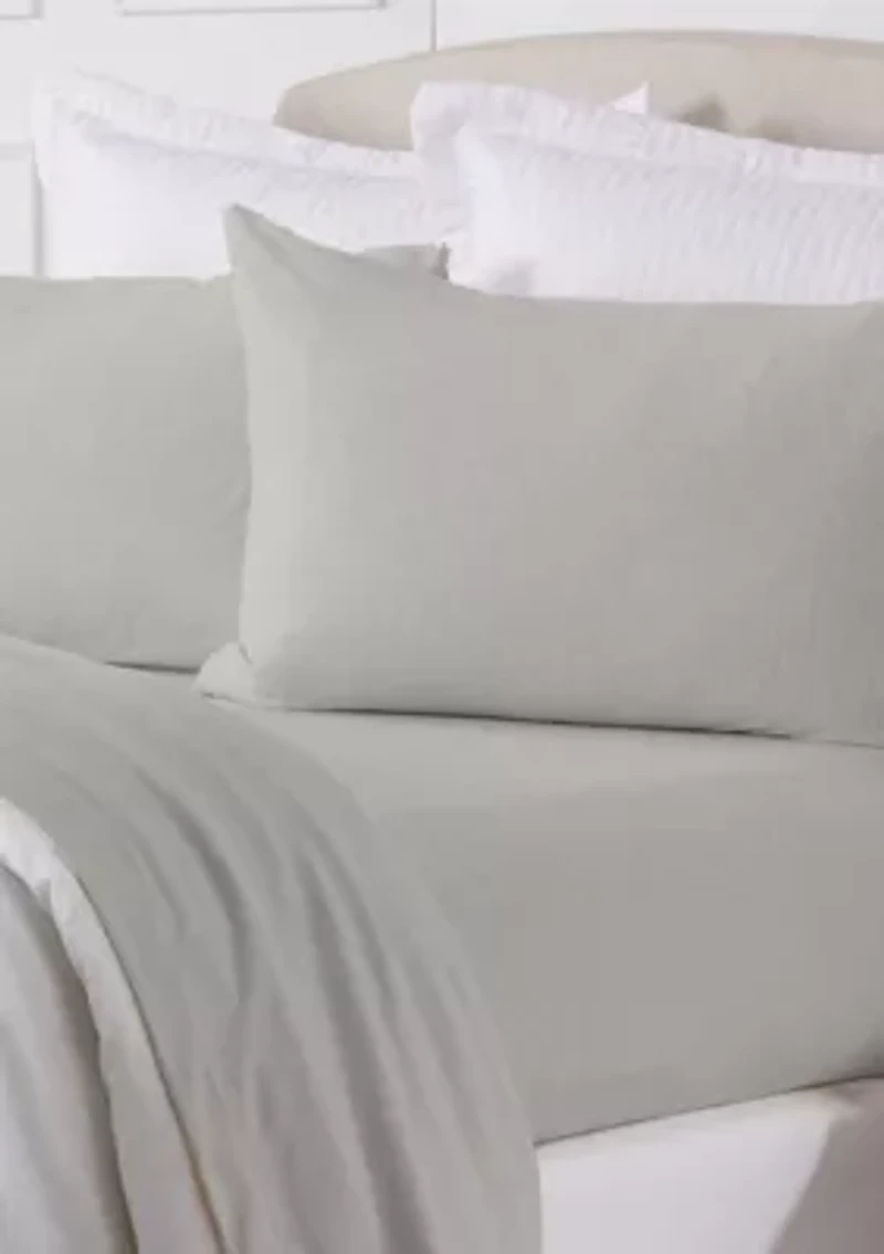Cotton T-Shirt Jersey Knit Flannel Sheet Set