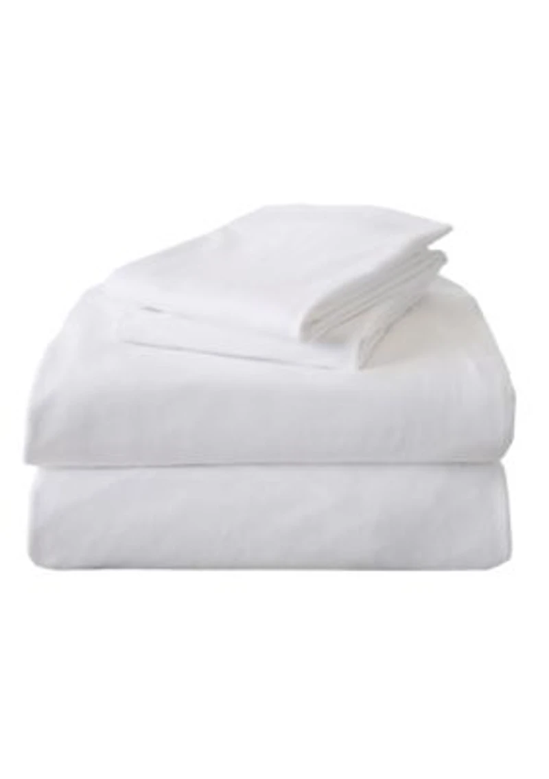Cotton T-Shirt Jersey Knit Flannel Sheet Set
