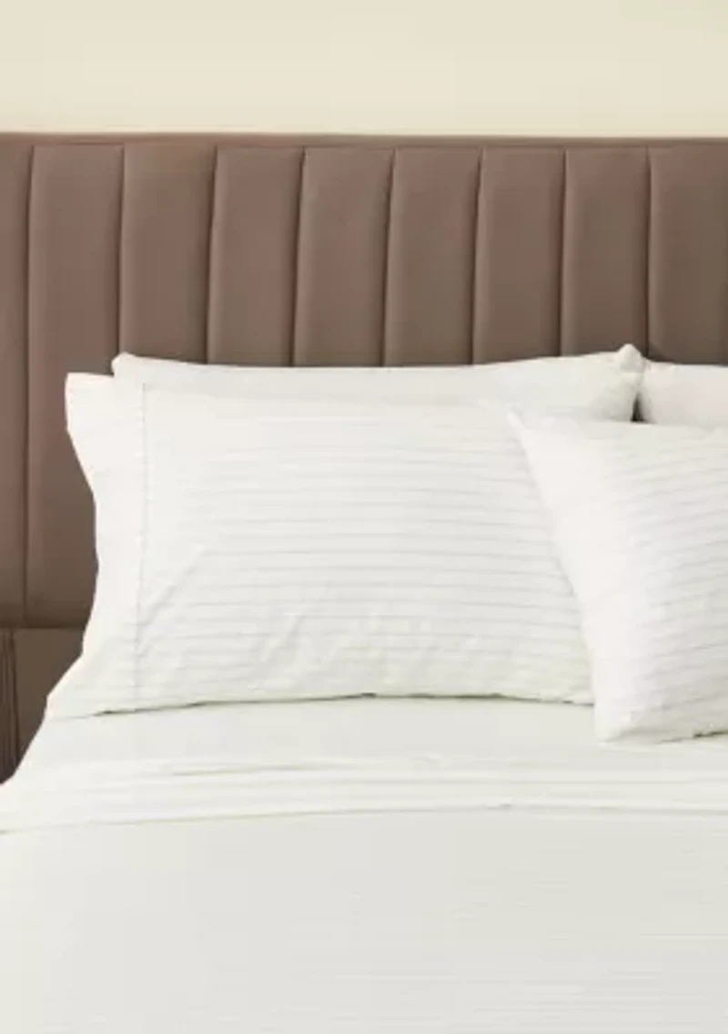 Ultra-Soft Brushed Microfiber Striped Sheet Set