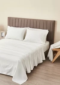 Ultra-Soft Brushed Microfiber Striped Sheet Set
