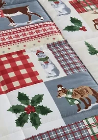 All-Season Printed Down Alternative Comforter Set