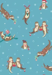 Turkish Cotton Christmas Flannel Bed Sheet Set