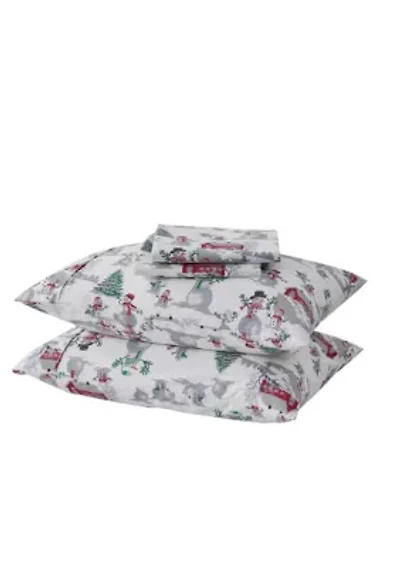 Ultra-Soft Lodge-Inspired Brushed Microfiber Sheet Set