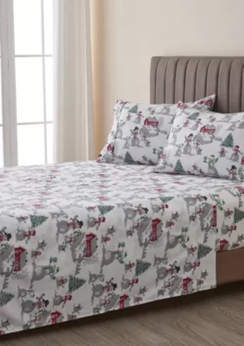 Ultra-Soft Lodge-Inspired Brushed Microfiber Sheet Set