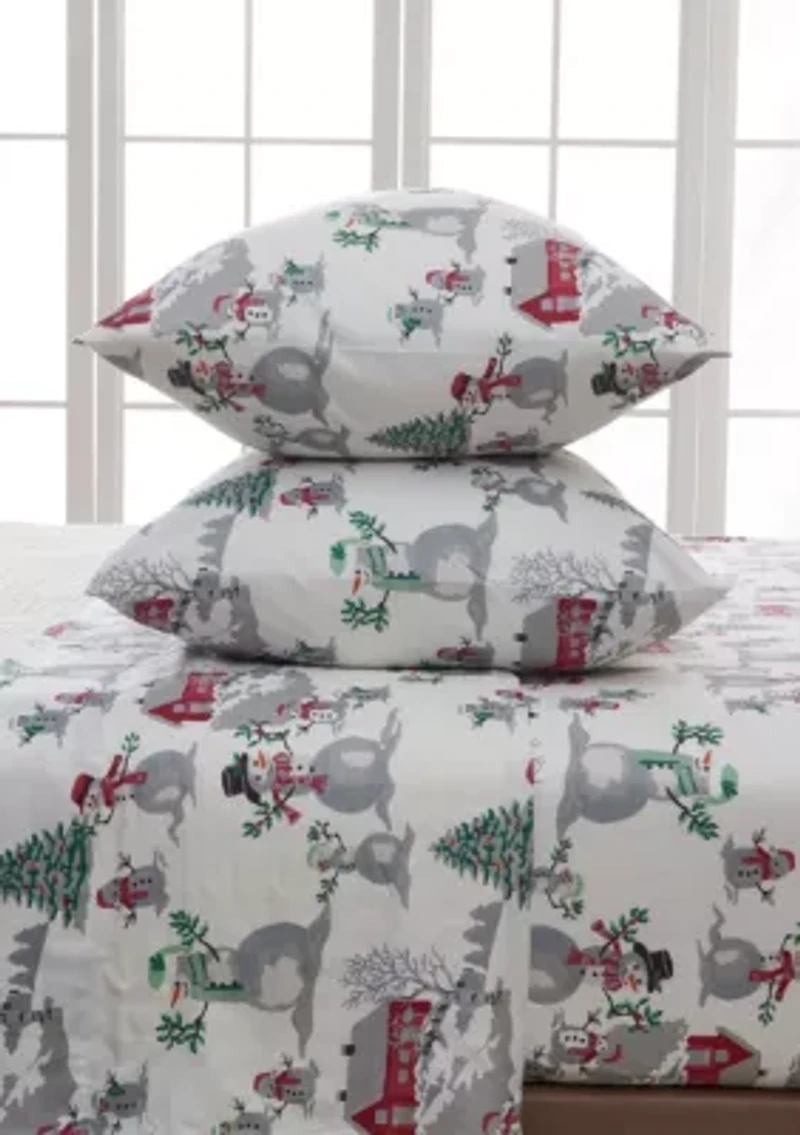 Ultra-Soft Lodge-Inspired Brushed Microfiber Sheet Set