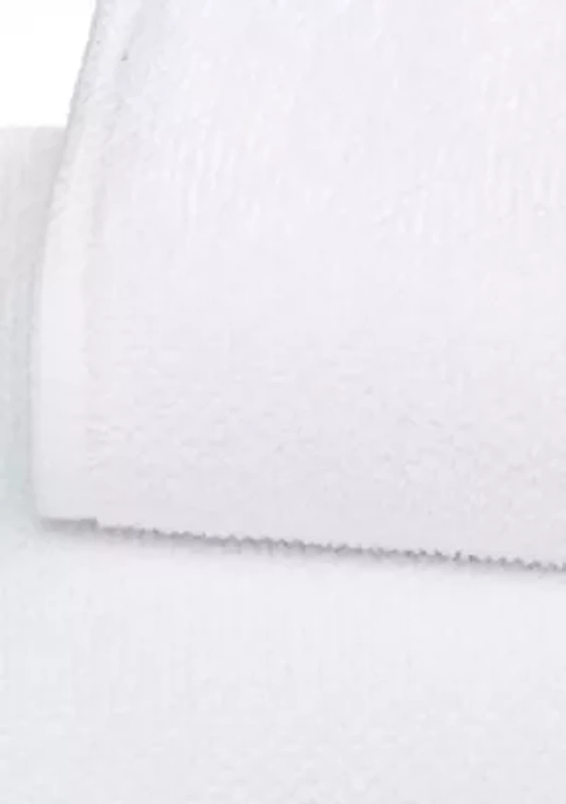 100% Cotton Textured 2-Piece Oversized Bath Sheet Set, 35” x 68”