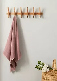 100% Cotton Textured 2-Piece Oversized Bath Sheet Set, 35” x 68”