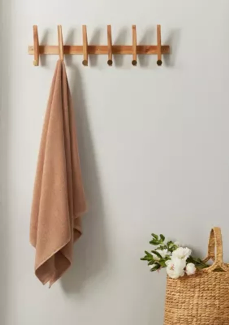 100% Cotton Textured 2-Piece Oversized Bath Sheet Set, 35” x 68”