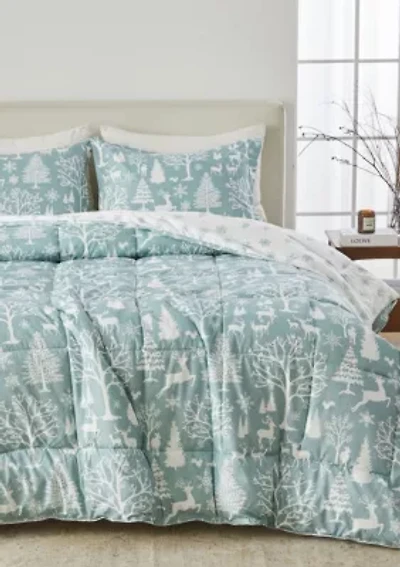 Holiday Down Alternative Comforter Set with Shams